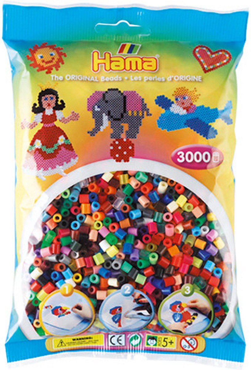 Hama Strijkkralen Totale Mix 3000 Stuks