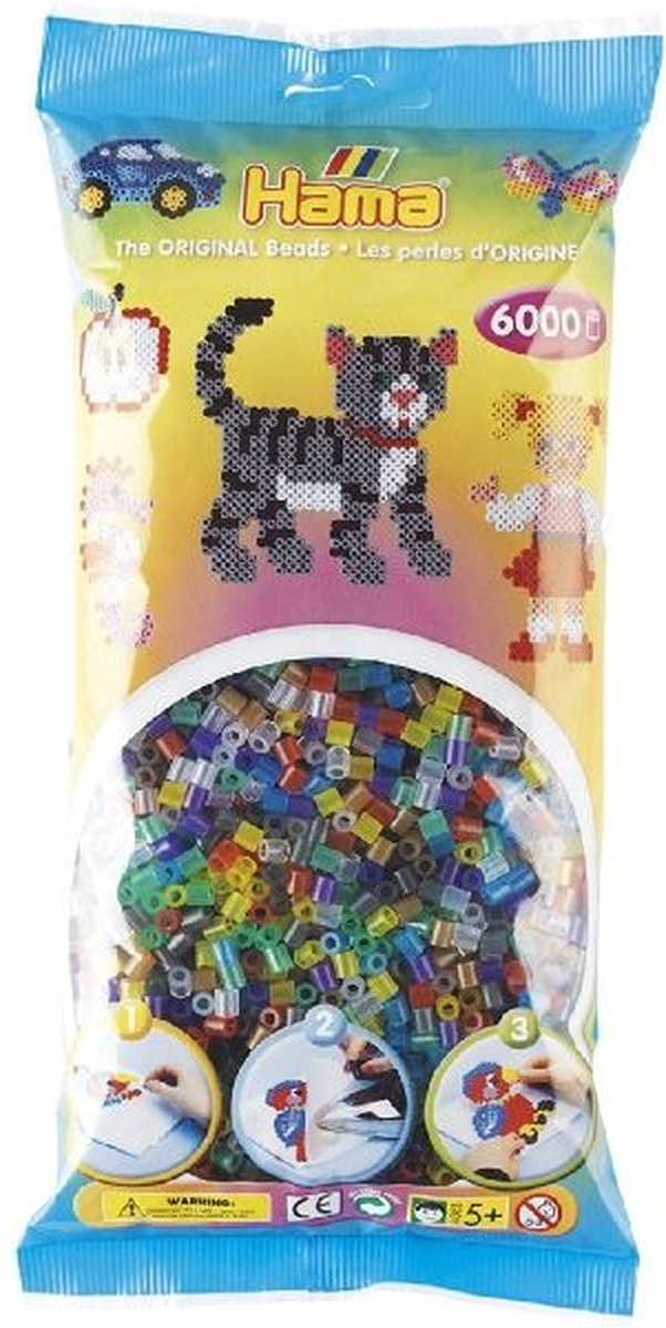 Hama Toys 20553 Strijkkralen 6000 stuks