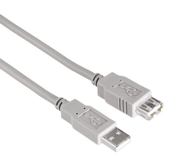 Hama USB 2.0 A Male naar USB 2.0 A Female - 1.5 m