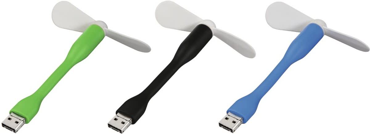 Hama USB-mini-ventilator met 2in1 stekker