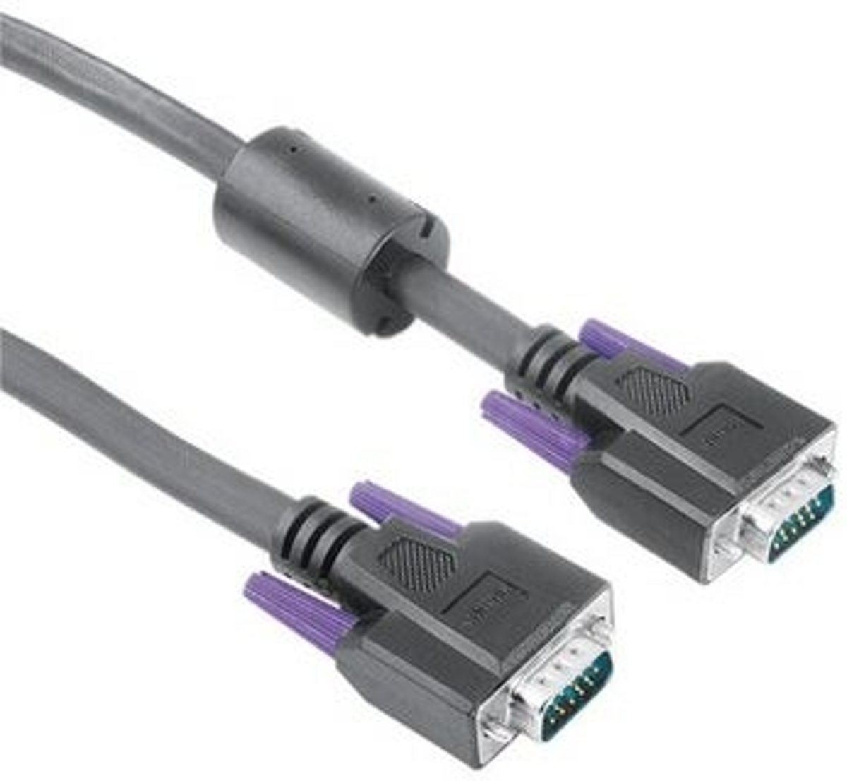 Hama Video Connecting Cable 15-pin HDD Plug - 15-pin HDD Plug, 10 m 10m VGA (D-Sub) VGA (D-Sub) Zwart VGA kabel