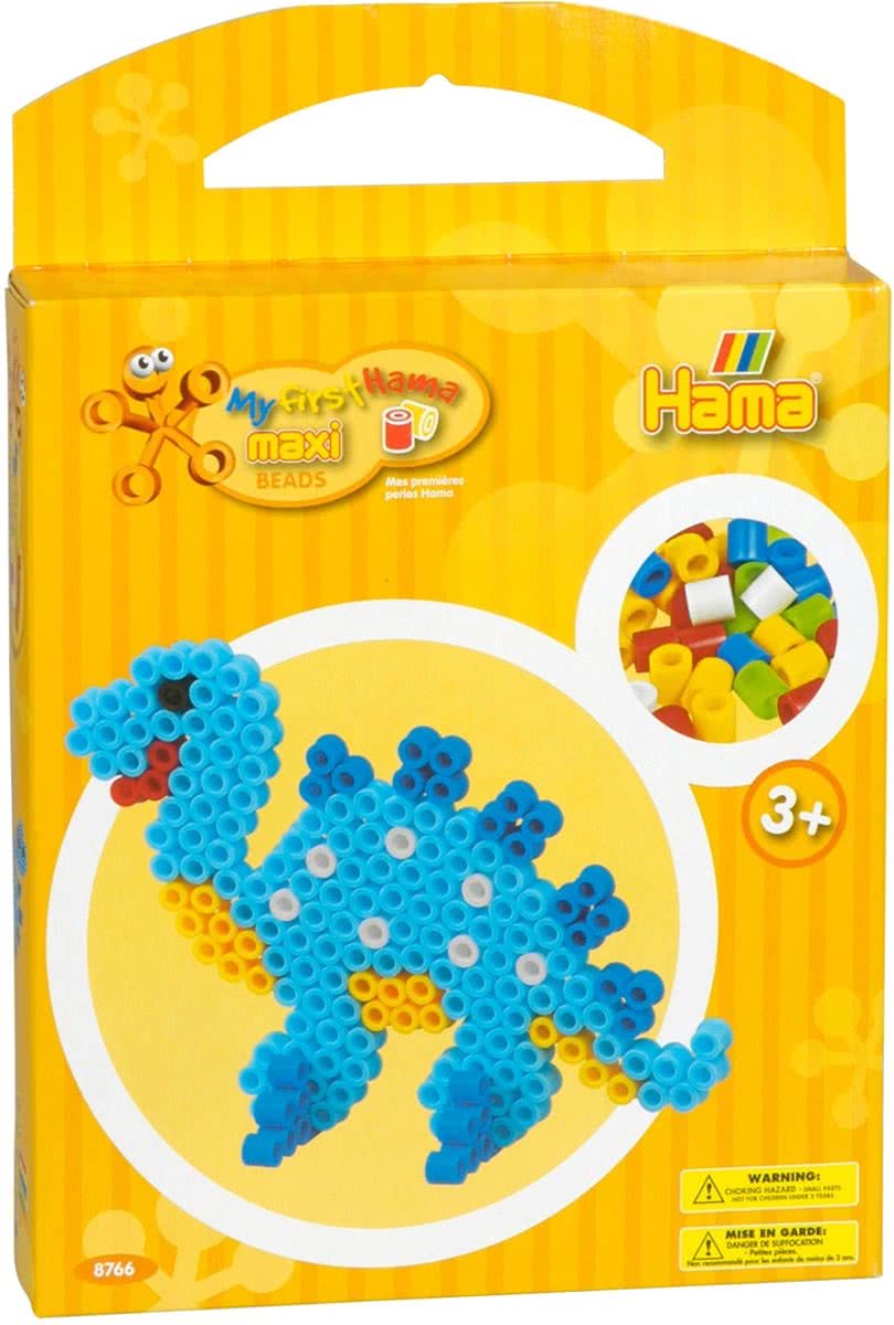 Maxi Strijkkralen Hama Dino 350 Stuks