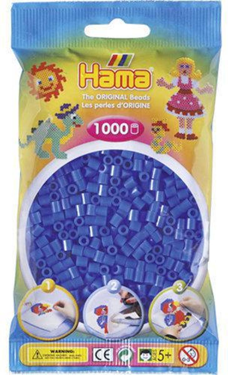 Strijkkralen Hama 1000 Stuks Blauw Fluor