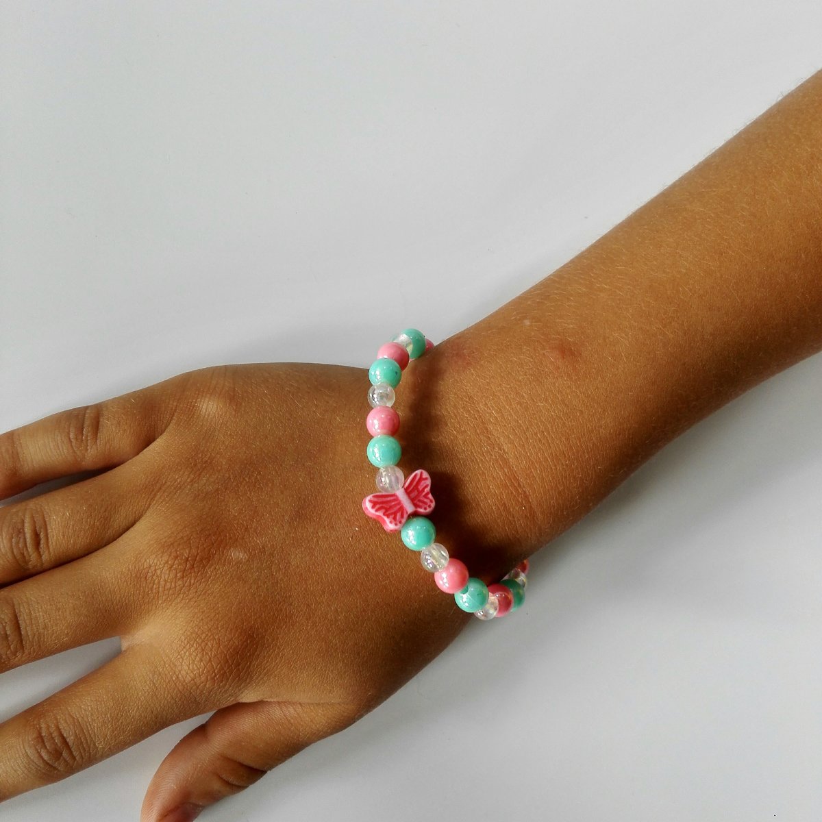 Kinder armbandje Vlinder 3 kleuren