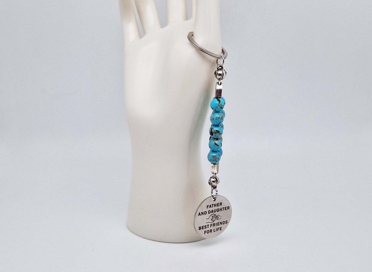 Handgemaakte Natuurstenen Sleutelhanger 