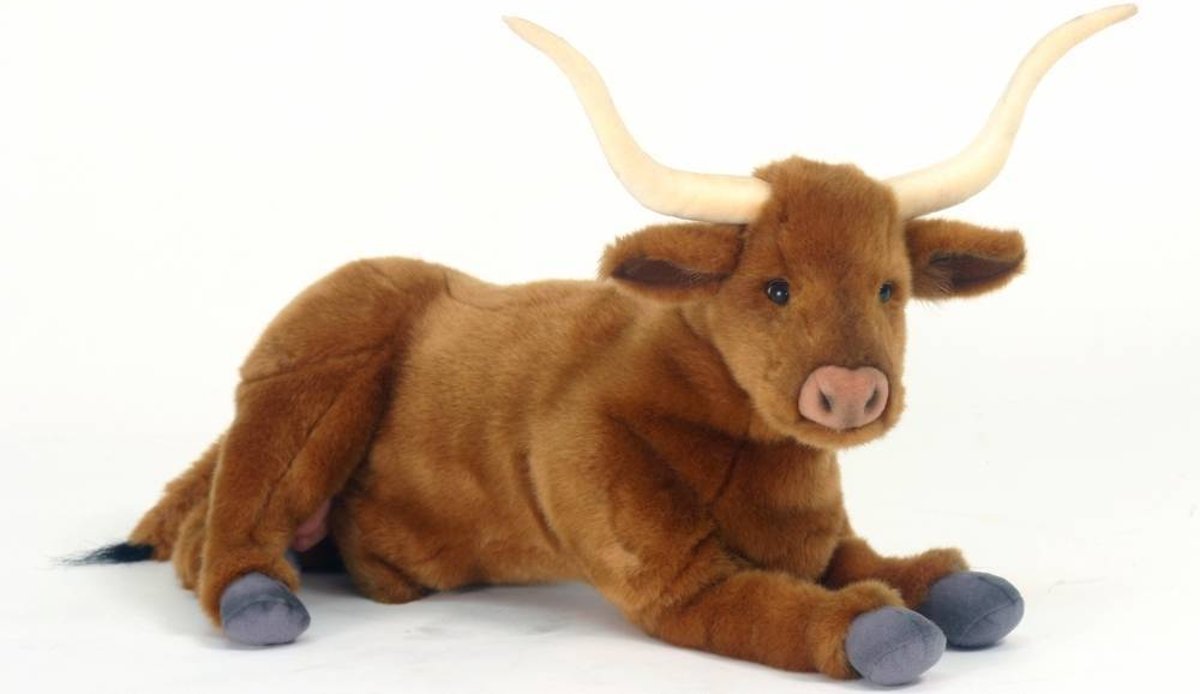 Liggende stier 44 cm, Hansa