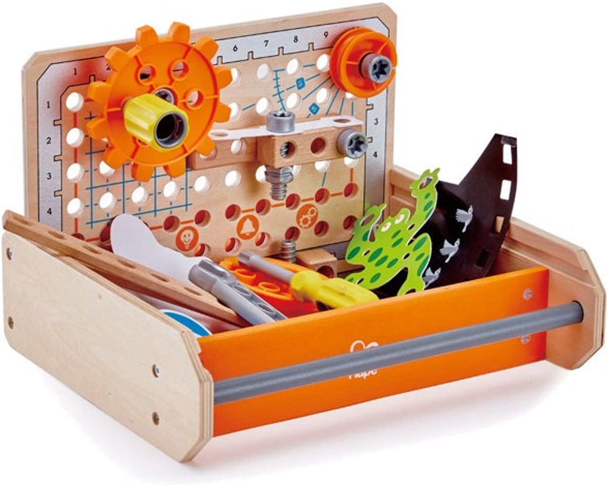 Hape Houten Gereedschapskist Science Experiment 30 Cm