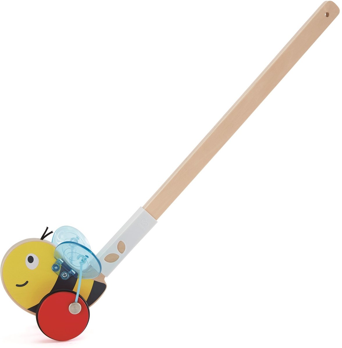 Hape Houten Stokroller Bij 60 Cm Geel