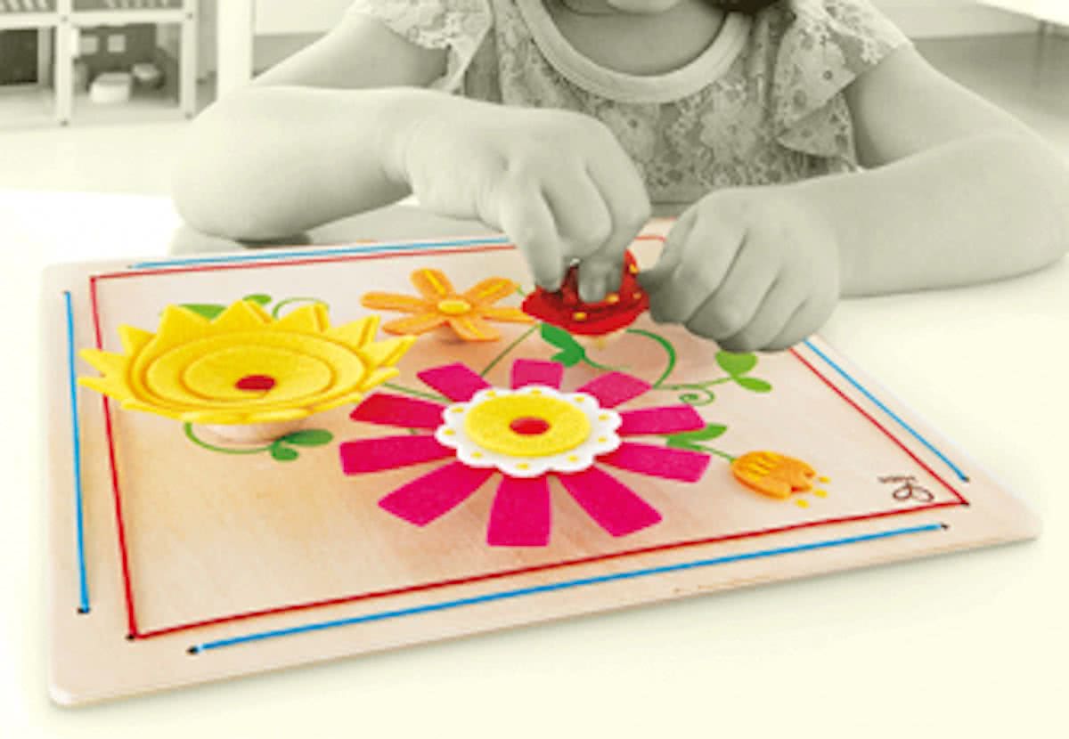 Hape Knutselset met frame bloemenpret