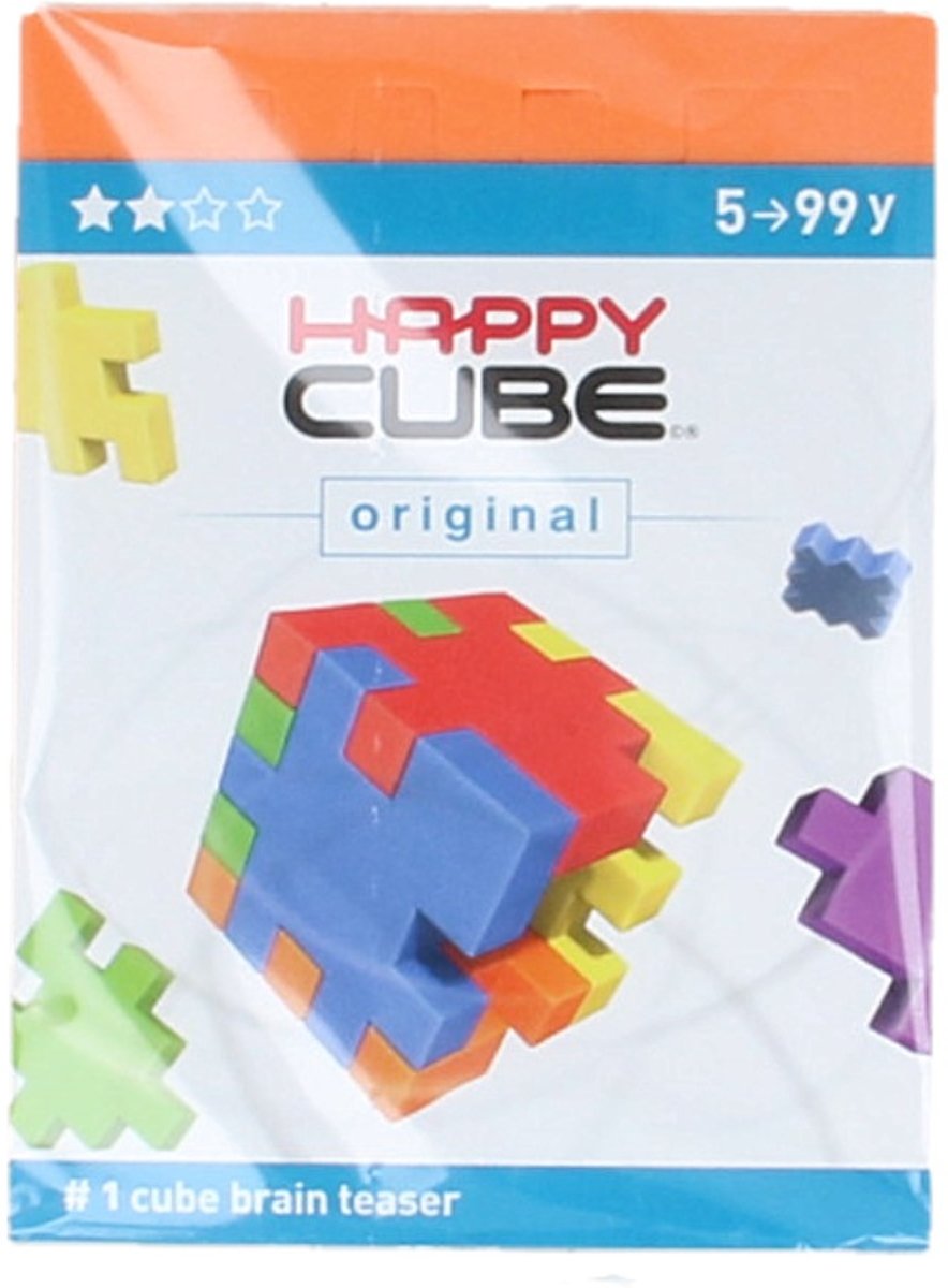 Happy Cube Original Puzzel Oranje