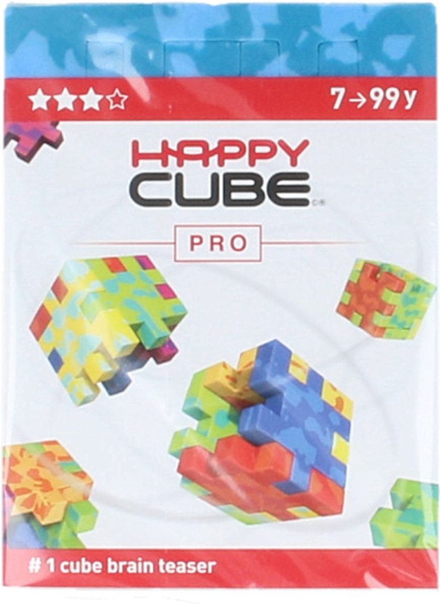 Happy Cube Pro Puzzel Licht Blauw / Donker Blauw