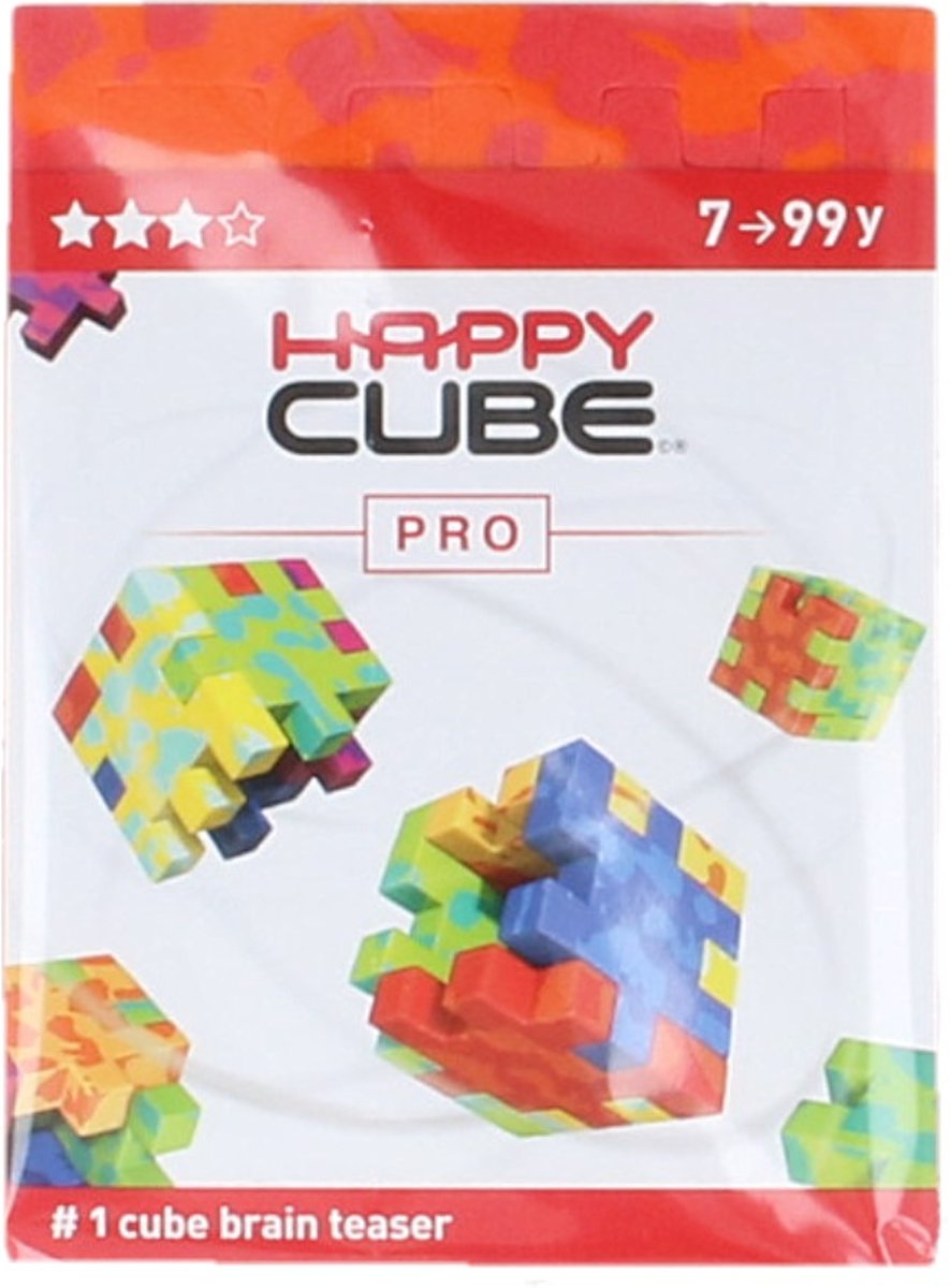 Happy Cube Pro Puzzel Oranje/Rood