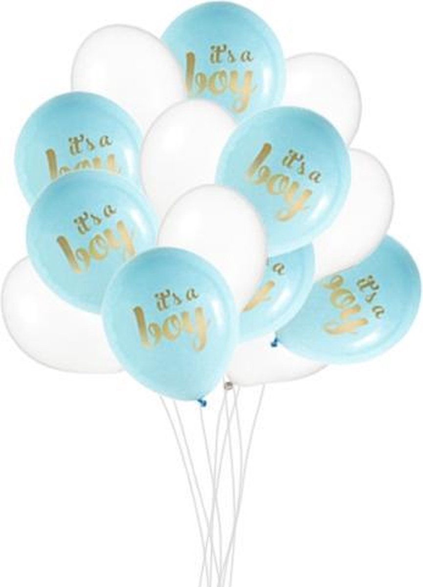 Babyshower Versiering Jongen - Its a Boy Ballonnen - Geboorte Versiering Jongen