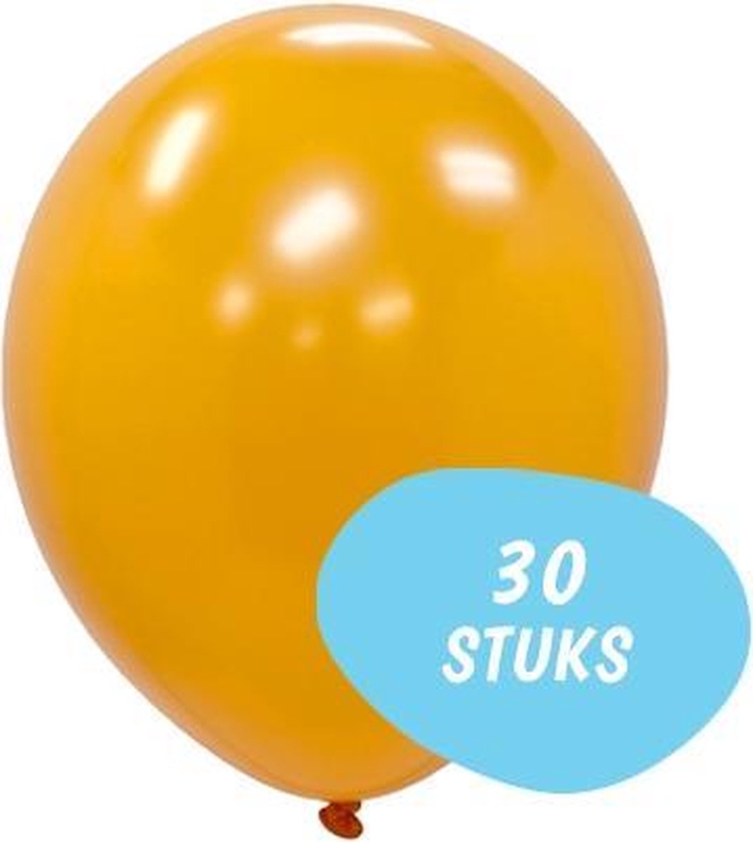 Ballonnenset 30 Stuks - Latex Gekleurde Ballonnen Oranje