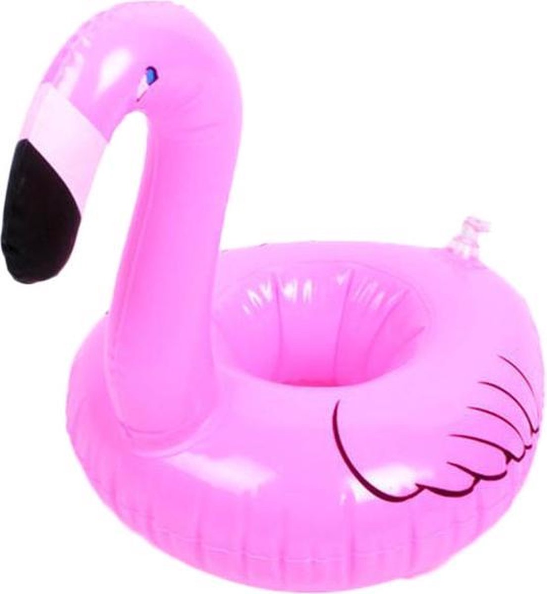 Bekerhouder - 1 stuk - Opblaasbare Flamingo - Roze Bekerhouder