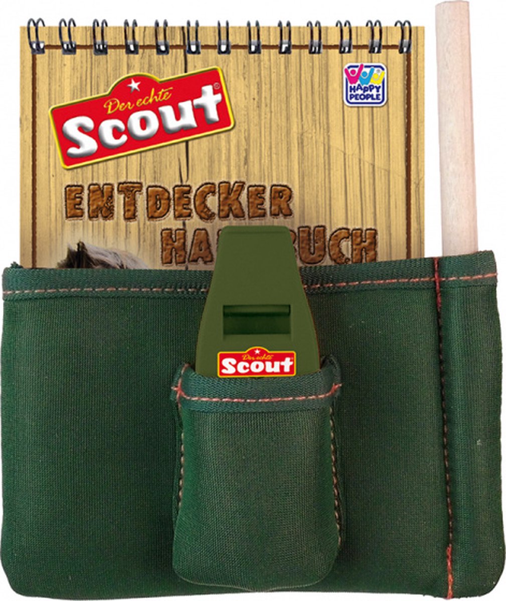 ApolloX accessoireset Scout groen/bruin 4-delig