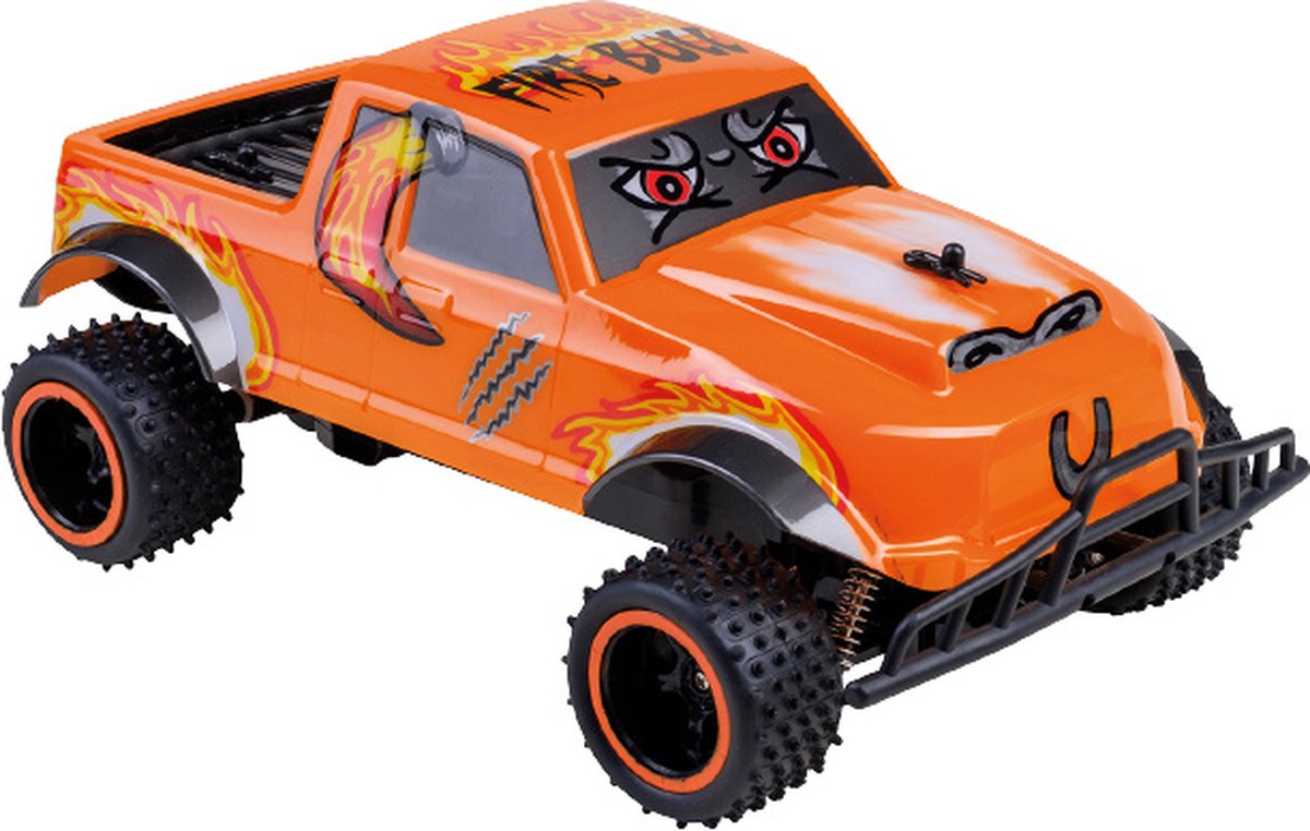 Happy People Auto Fire Bull Rc Junior Oranje/zwart 2-delig