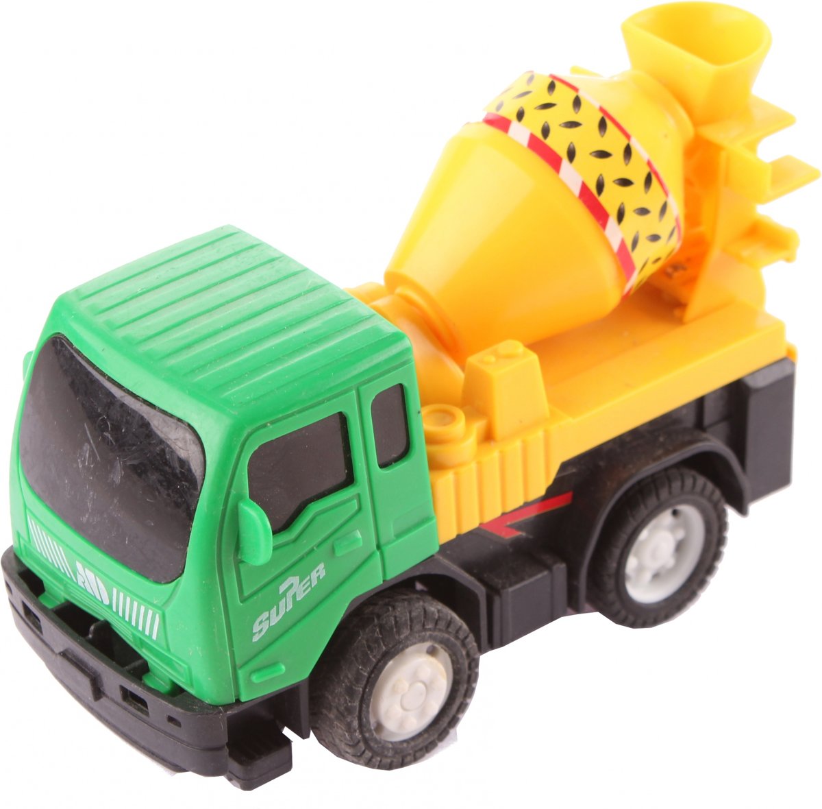 Happy People Betonwagen 11 Cm Groen/geel