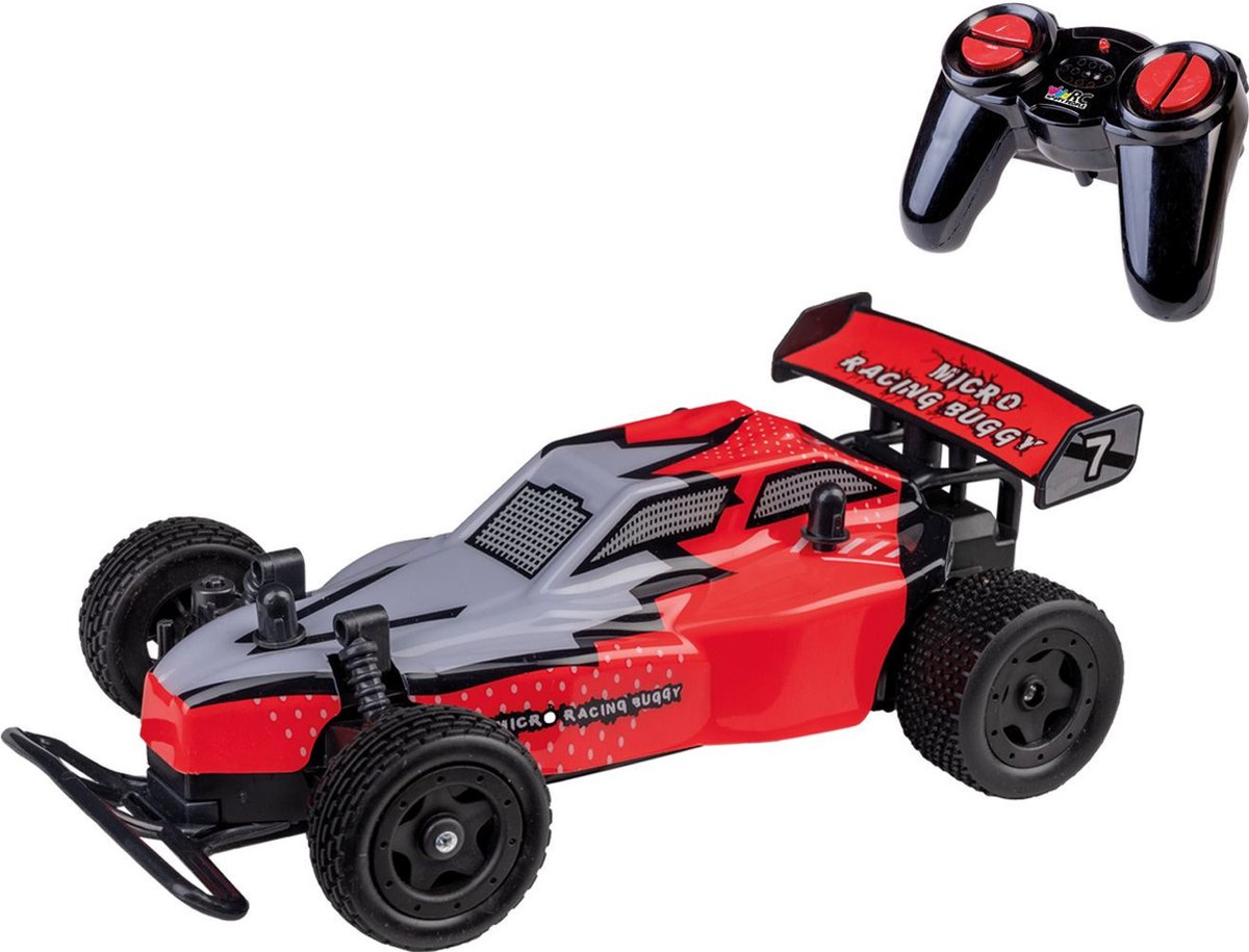 Happy People Raceauto Rc Micro Racing Buggy 18 Cm Rood 2-delig