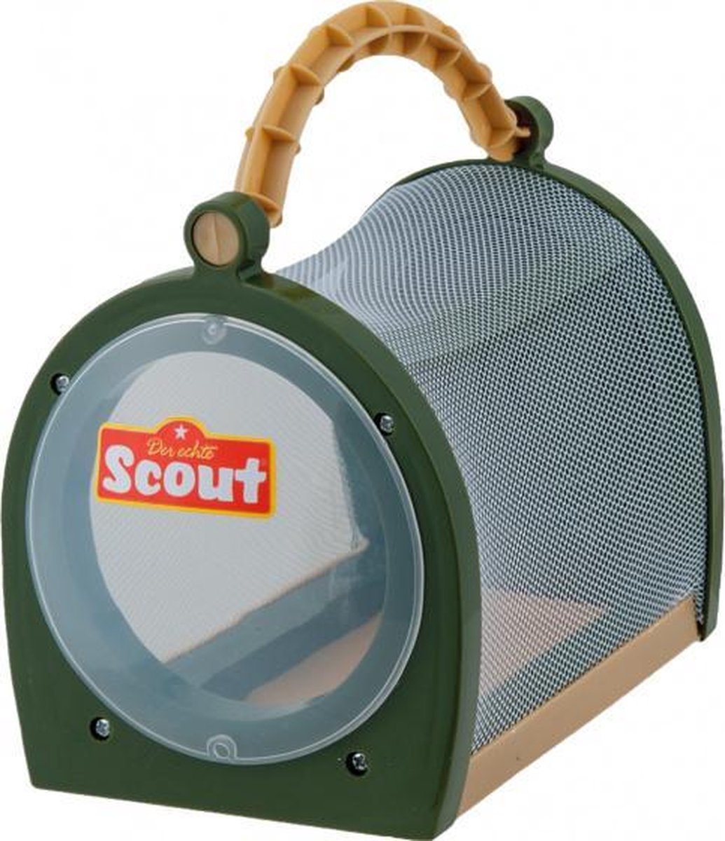 insectenhuis Scout 15 x 12,5 cm mesh groen/beige