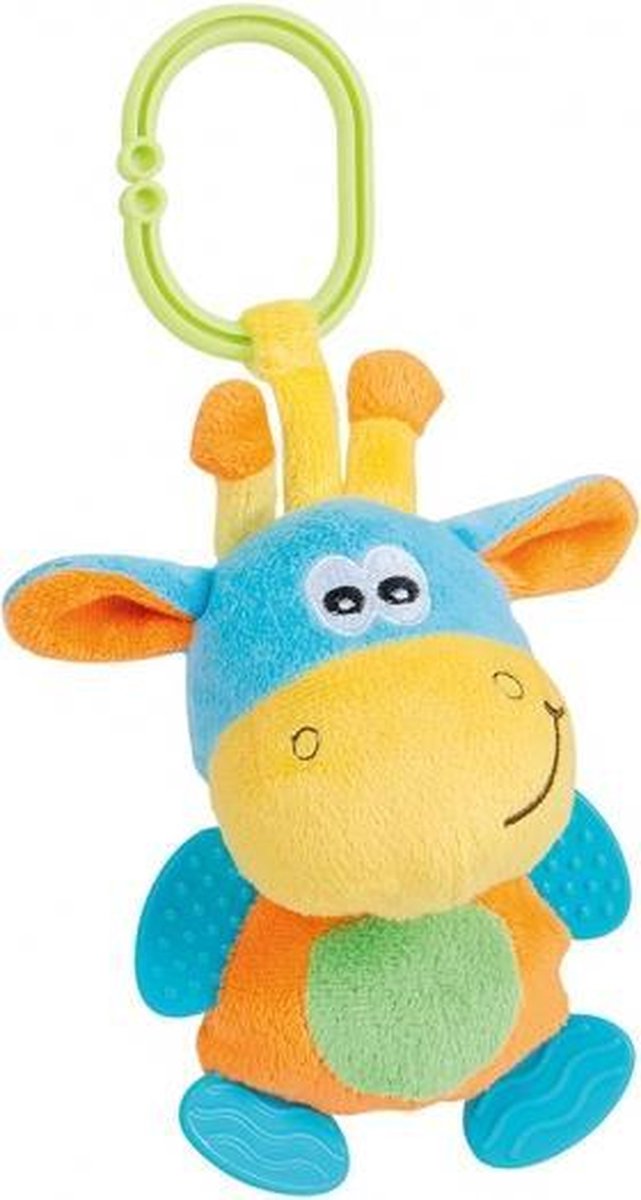 knuffeldier giraffe junior 18 cm pluche geel