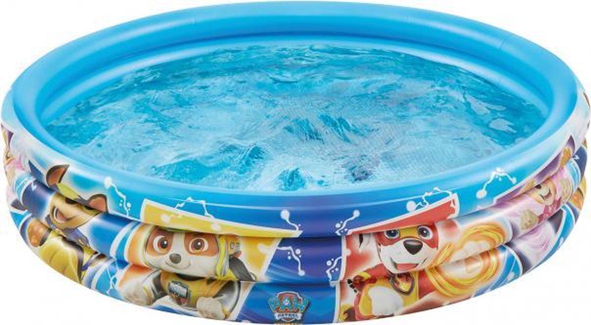 opblaaszwembad Paw Patrol 100 x 23 cm blauw