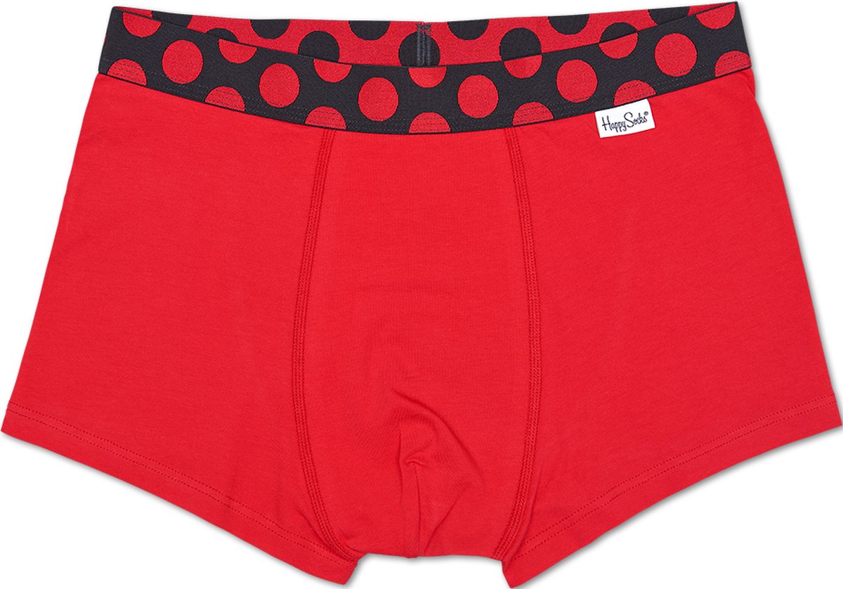 Happy Socks heren boxershort solid rood - maat M