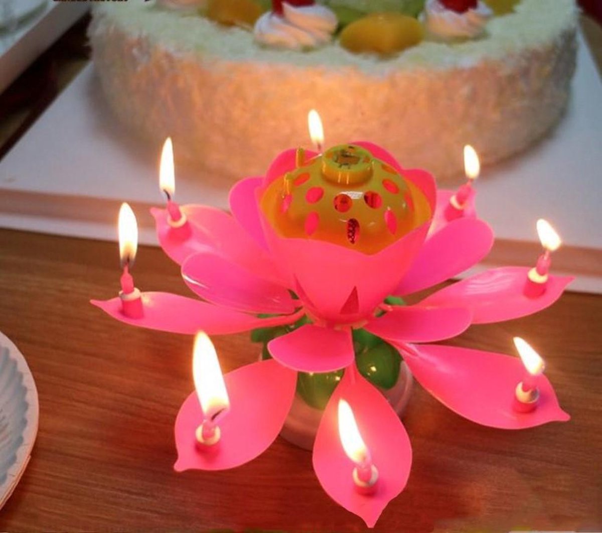 Verjaardag Versiering - Verjaardag Kaarsjes - Kaars - Taartkaarsjes - Happy Birthday Candles - Kaarsen - Taartdecoratie Feestkaarsjes - Bloem kaarsen - Lotus Verjaardag kaars