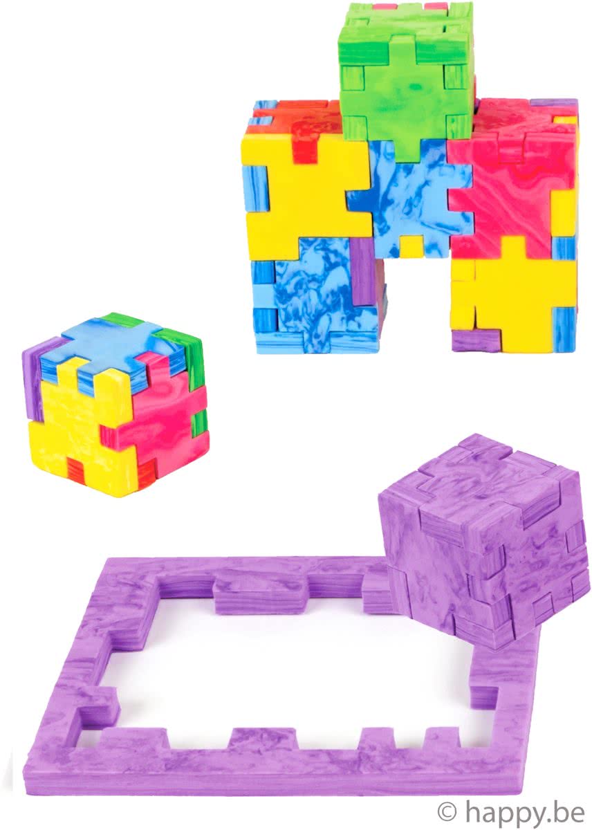 Happy Marble Cube - 6-pack cube brain teasers