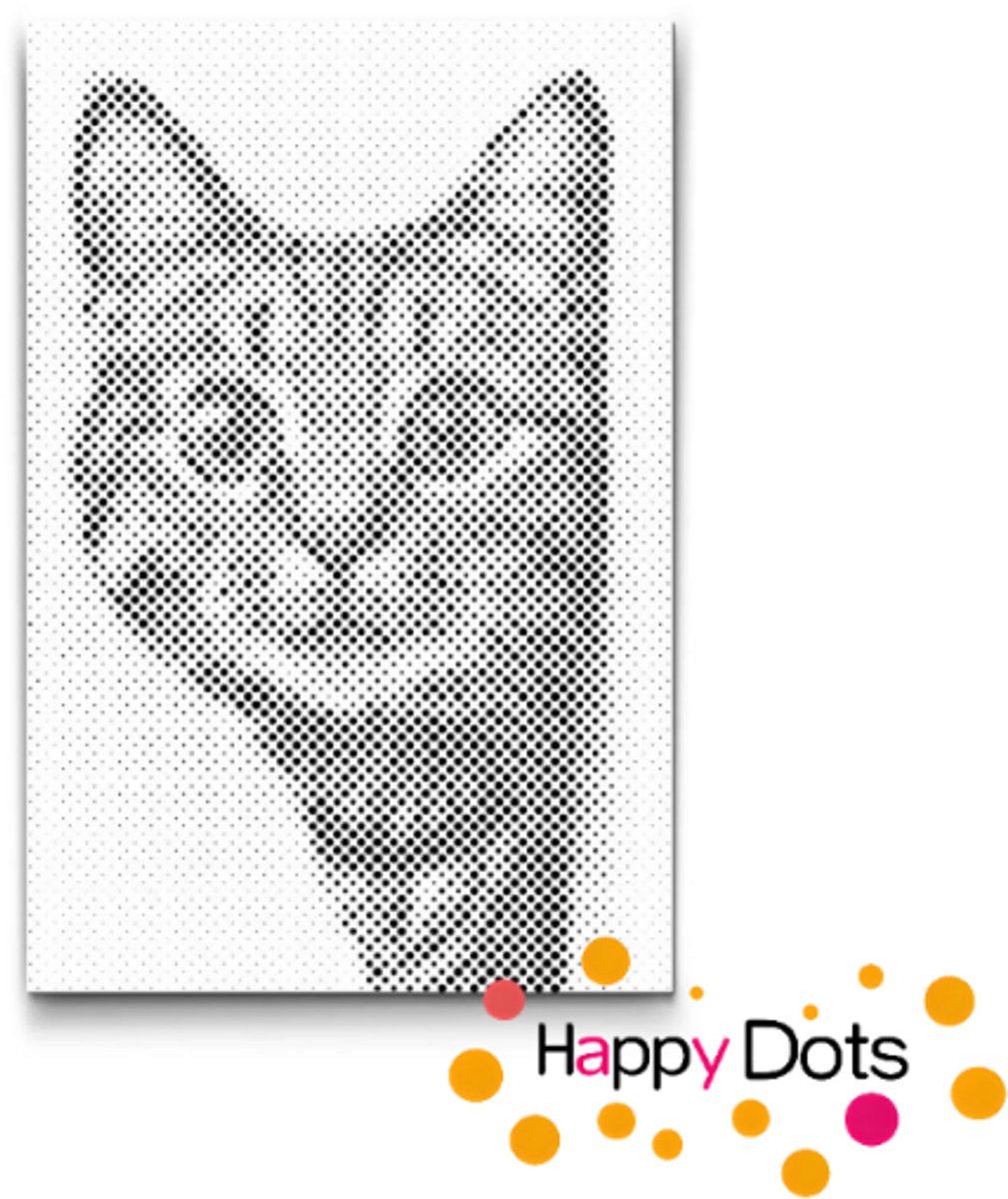 HappyDots DOT Painting Katten 08 - 40x60cm