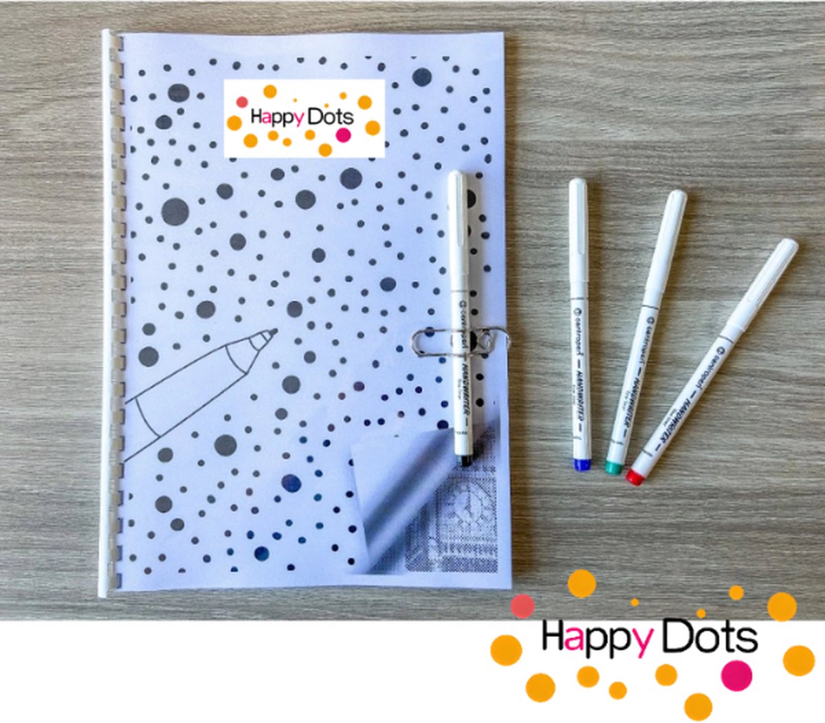 HappyDots DOT Painting Kleurboek - 20 stippelschilderijen A4 - Creatief
