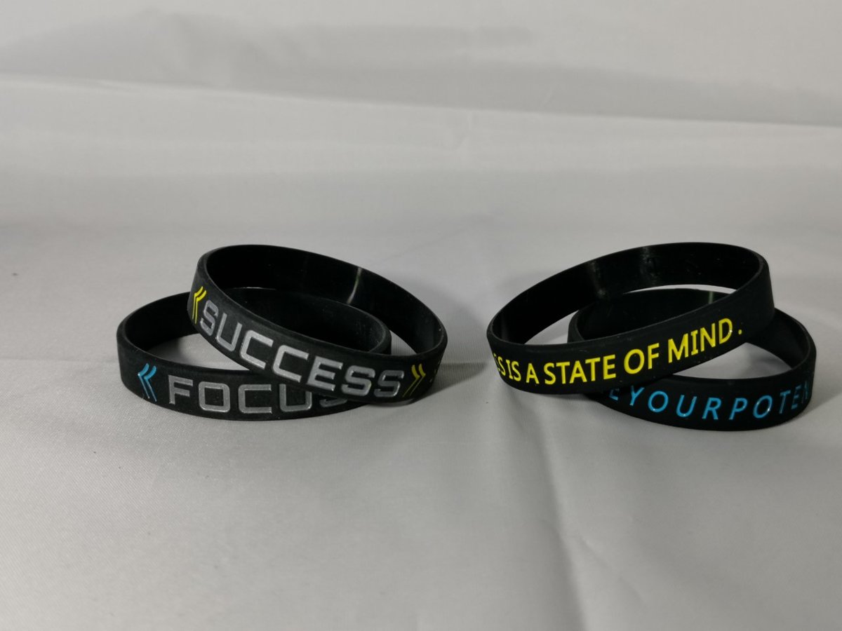 Motivatie armbandjes 2 stuks - Succes + Focus - remaster your mindset - arm / enkelbandjes - positiviteit bracelet - energie - doelen - originele hoge kwaliteit NTS mindset armbanden - incl. gratis motivatiemails en workshopaanbiedingen van NTS