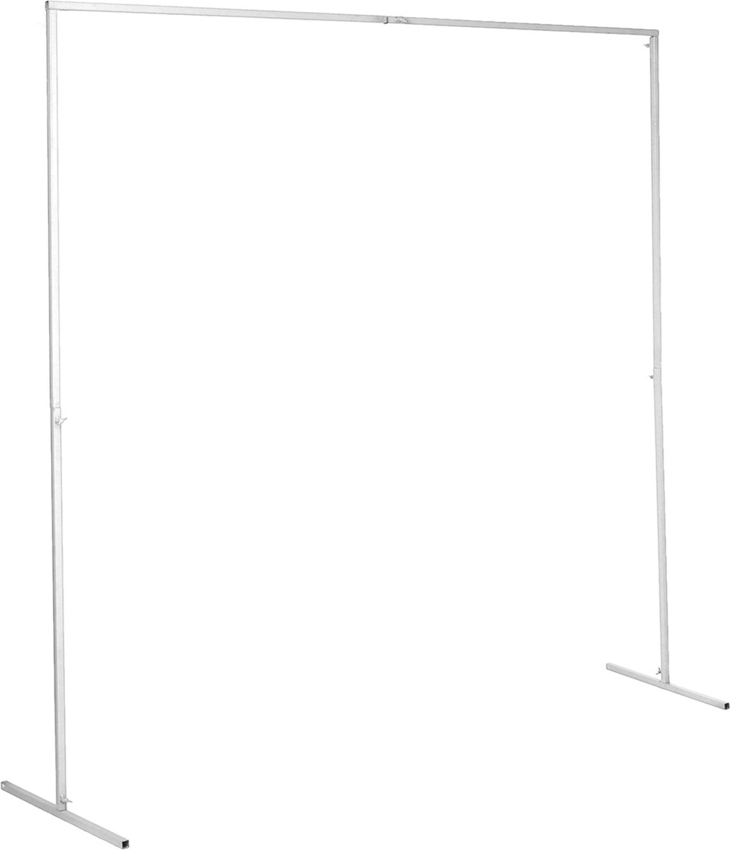 Happyment® Bruiloft decoratie  - Rozenboog - Boog - Backdrop frame - Versiering accessoires - Wit - 2x2M