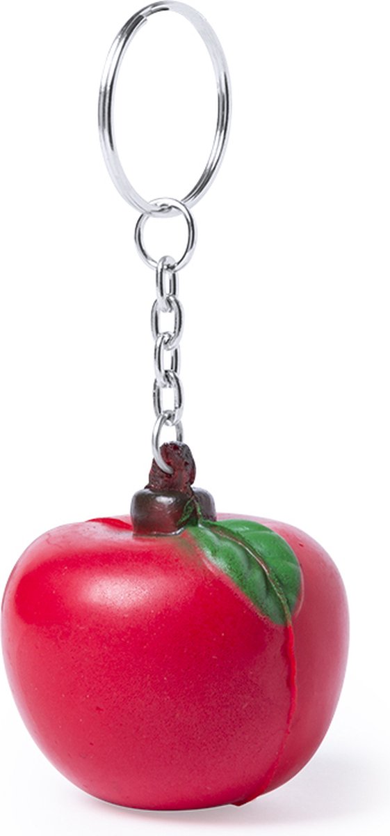 Stressbal sleutelhanger - Stress - Anti stress - Appel - rood