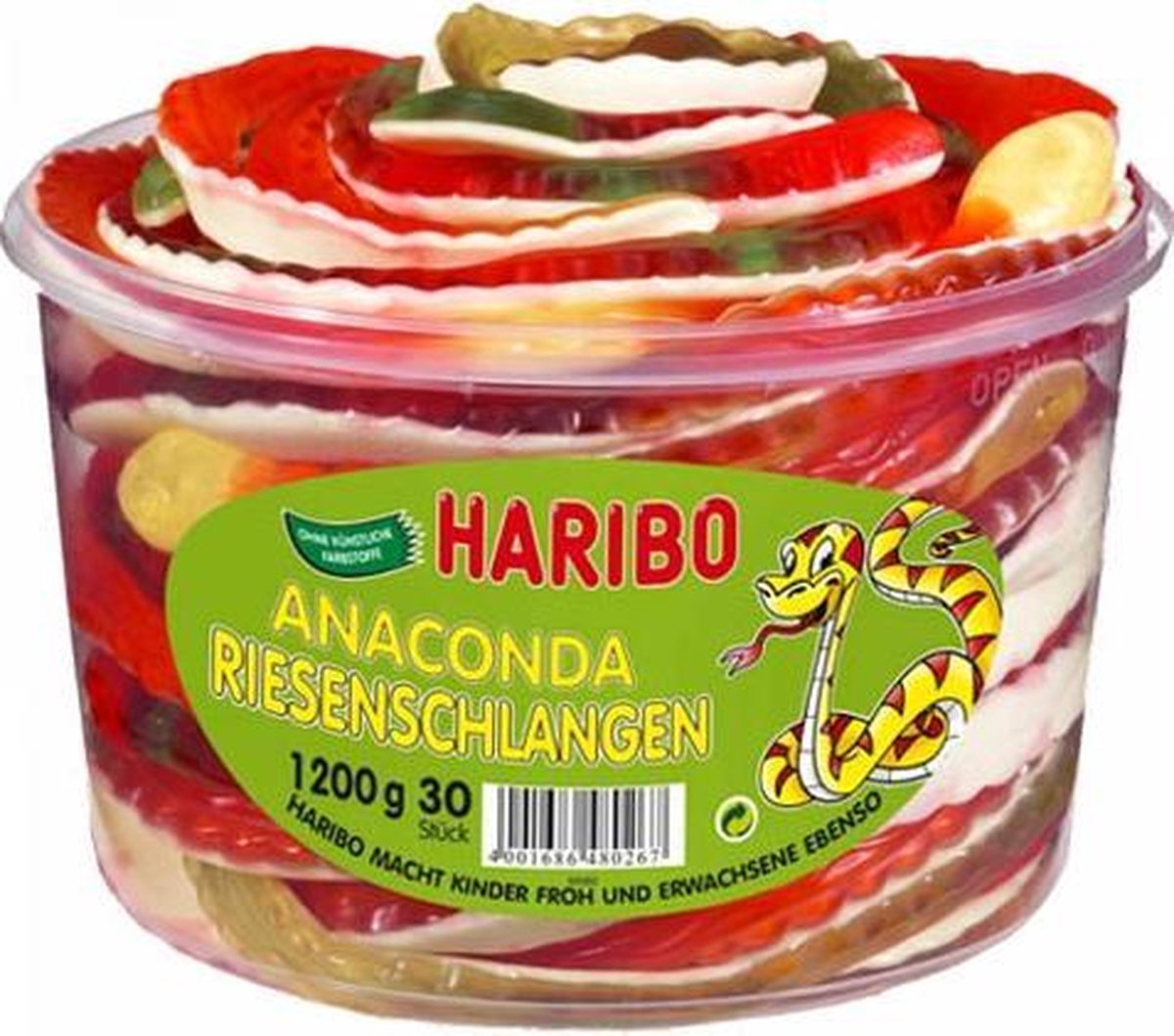 Haribo - Anaconda Giant Snakes - 30 pieces