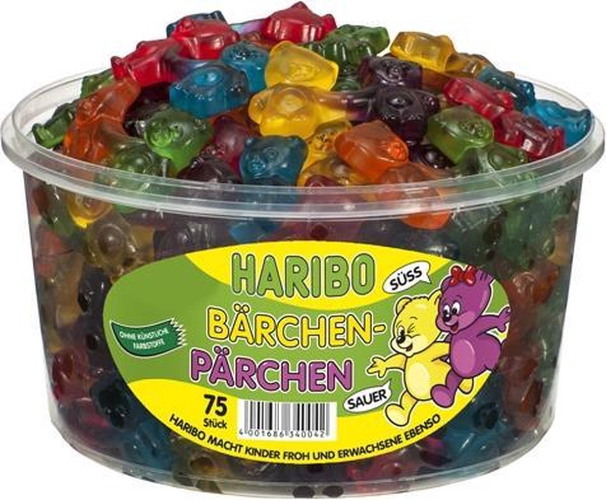 Haribo - Bärchen-Pärchen - 75 stuks