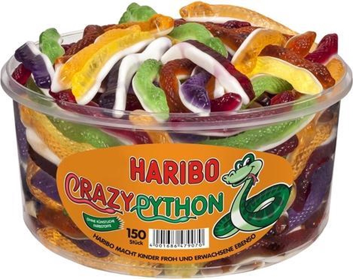 Haribo - Crazy Python - 150 pieces