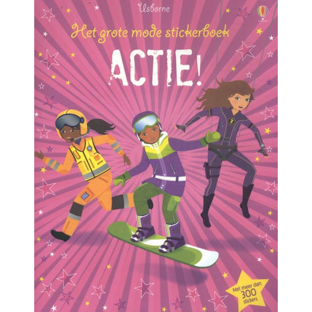 Usborne Het grote mode stickerboek: Actie. 4+