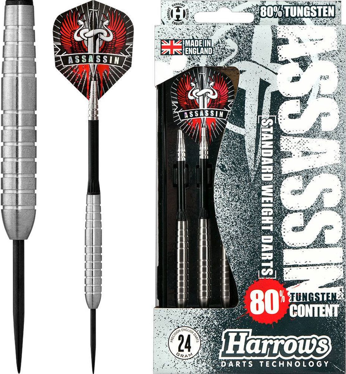 Harrows Assassin RG 80% 24 gram - Dartpijlen - 24 Gram