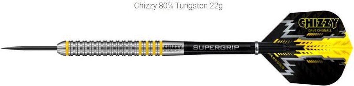 Harrows Dartpijlen Chizzy 80% Tungsten Steeltip Gewicht 24