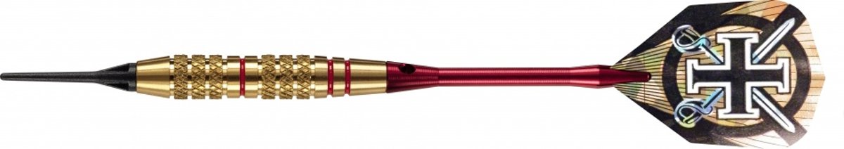 Harrows Darts Corsair High Grade Brass Softtip 18 Gram Rood