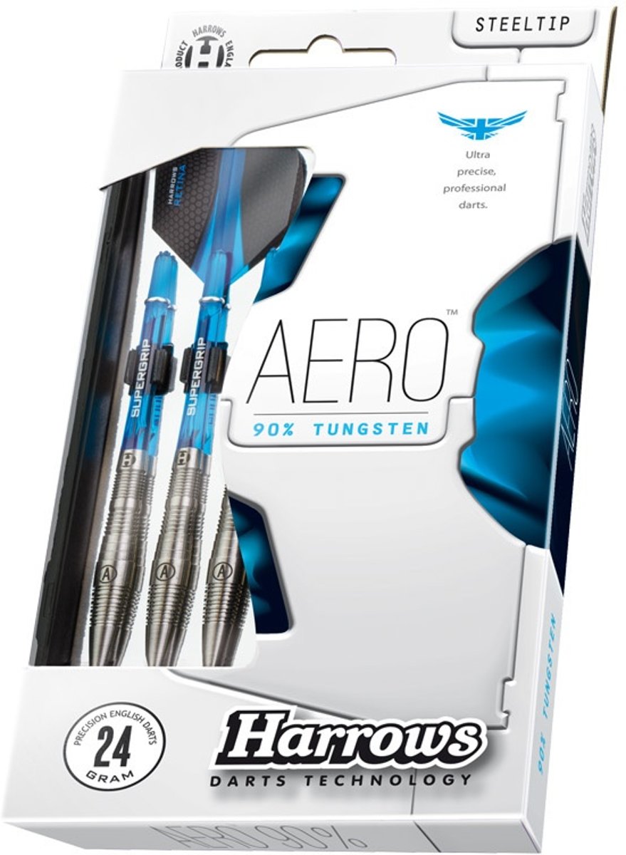 Harrows Darts Darts Aero 90% Tungsten Steeltip 25 Gram