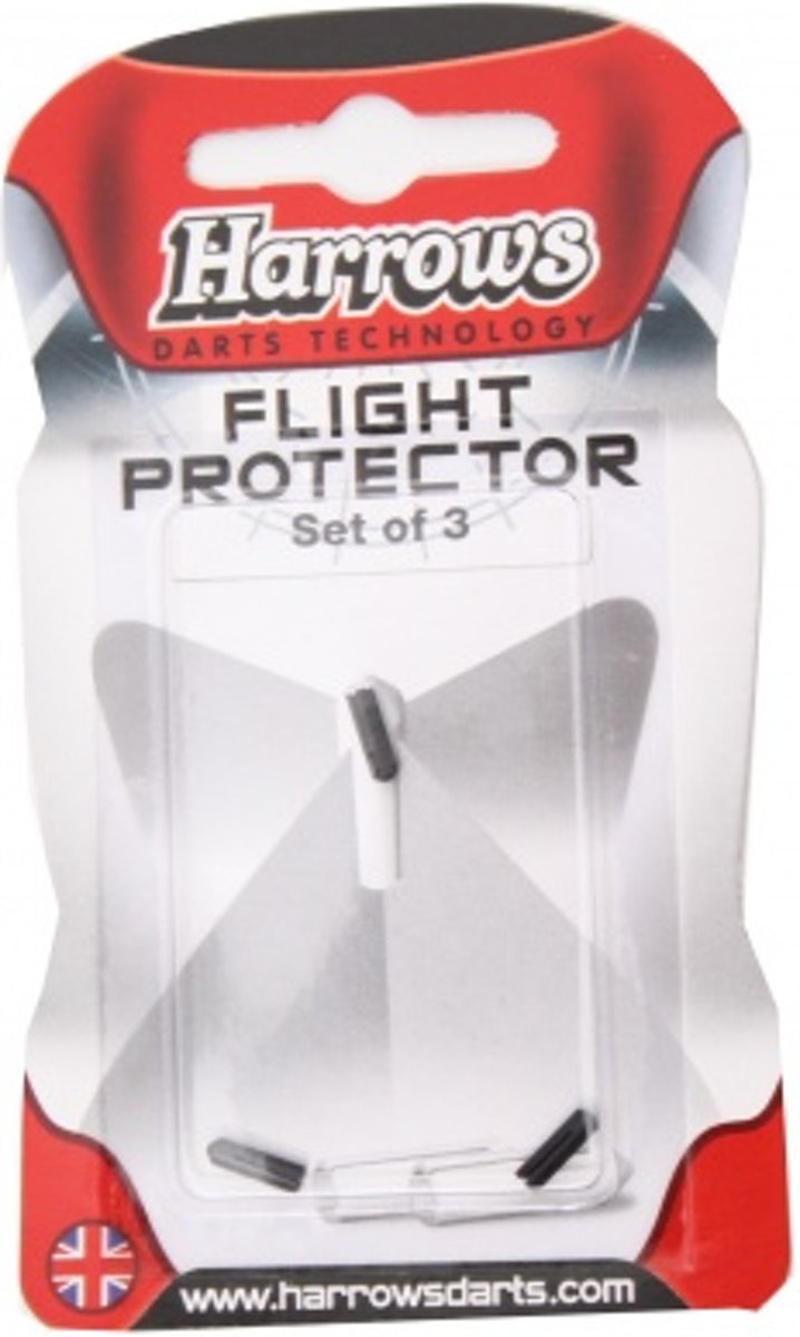 Harrows Darts Flight Protector Aluminium Per 3 Stuks Zwart