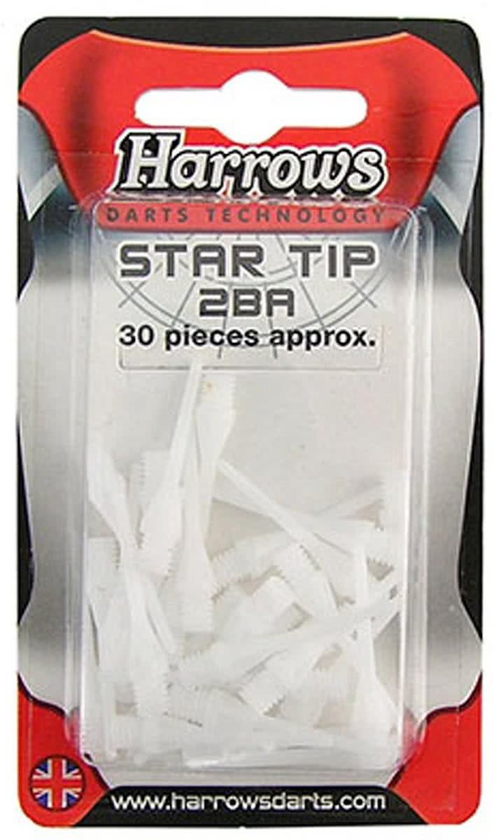 Harrows Darts Softtip Punten Star Tip 2ba Wit 30 Stuks