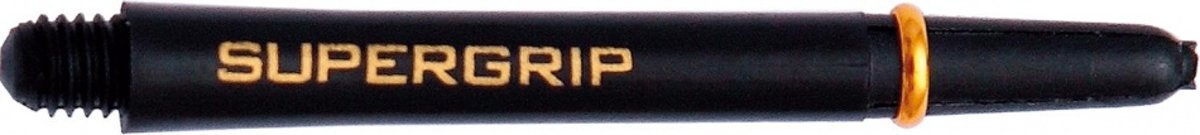 Harrows Darts Supergrip Nylon Shaft Zwart Goud Medium 3 St.