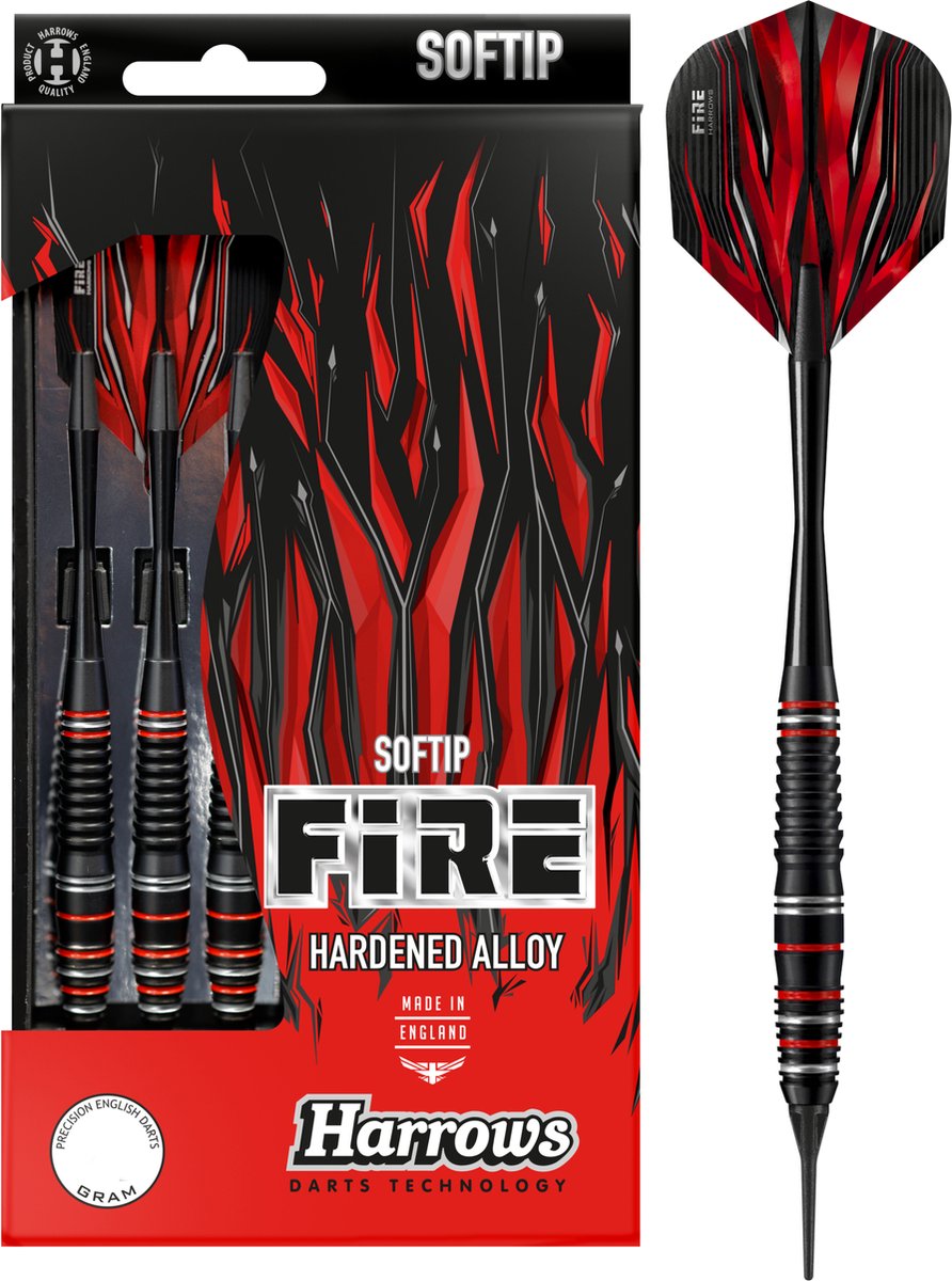 Harrows Fire High Grade Alloy Soft Tip - Dartpijlen - 16 Gram