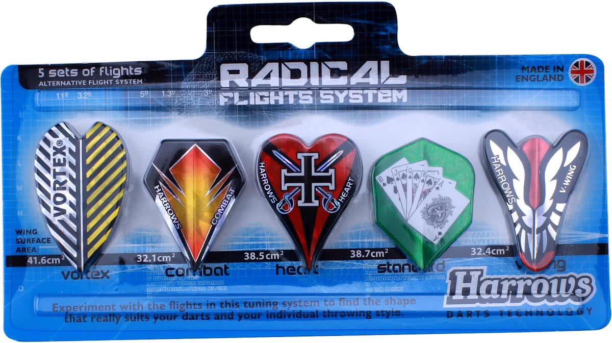 Harrows Flight Radical Set - 5 stuks