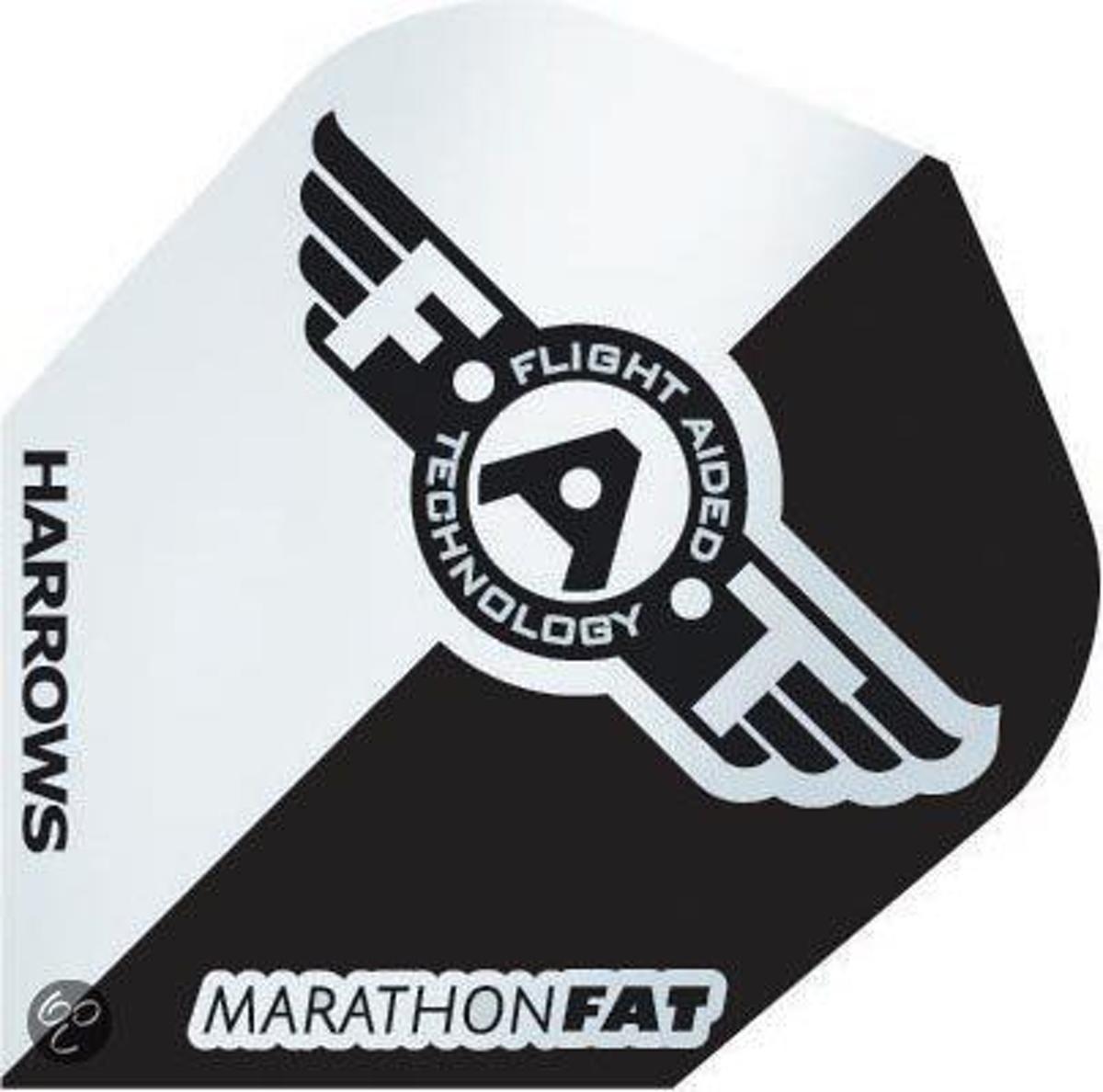 Harrows Flights 5009 Marathon F.A.T Solid - Zwart