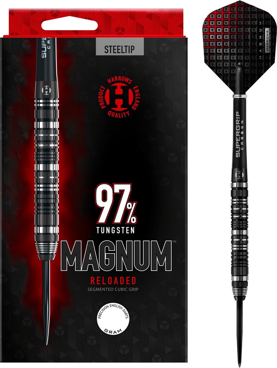 Harrows Magnum Reloaded 97% - Dartpijlen - 25 Gram