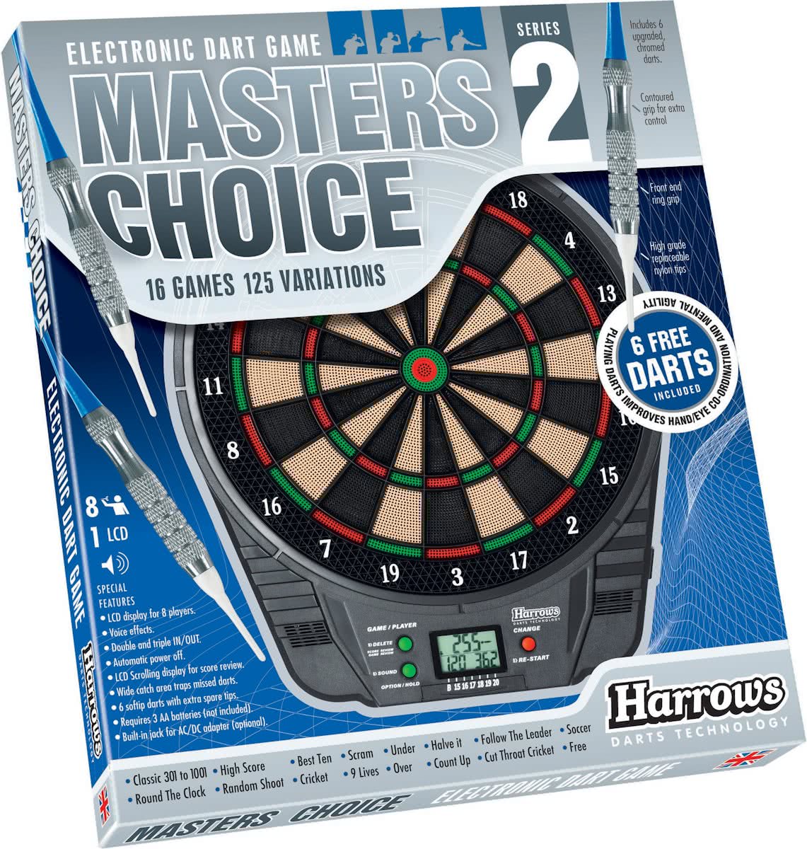 Harrows Masters Choice Series - Electronisch Dartbord